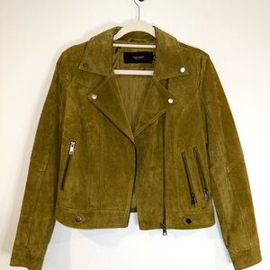 Vero Moda Olive Suede Jacket